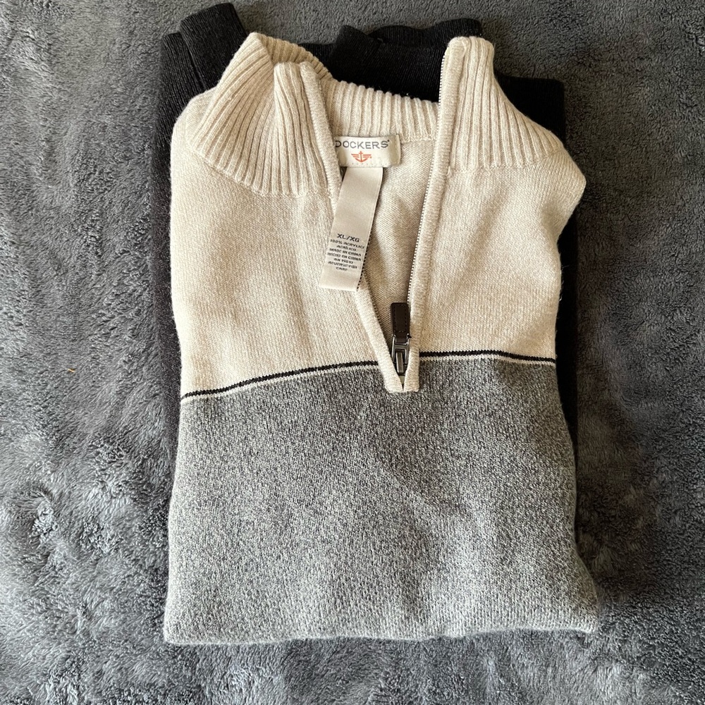 Men’s Dockers Half Zip Sweater
